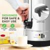 imageNutriChef Water Boiler and Hot Water Dispenser 13L Electric Beverage Dispenser with Safety Lock Lid NonDrip Tap Warm Function Food Grade Stainless Steel Home and Commercial Use 20x11x11 in201 Quarts