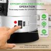 imageNutriChef Water Boiler and Hot Water Dispenser 13L Electric Beverage Dispenser with Safety Lock Lid NonDrip Tap Warm Function Food Grade Stainless Steel Home and Commercial Use 20x11x11 in85 Quarts