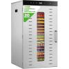 imageNutriChef 30 Layer ampamp 3 Chamber Commercial Food Dehydrator Machine  Stainless Steel Trays Digital Timer and Temperature Control Ideal for Jerky Meat Fruit Pet Treats Vegetables and HerbsStainless Steel
