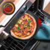 imageNutriChef 13Inch Nonstick Pizza Tray  Round Carbon Steel NonStick Pizza Pan with Perforated Holes Premium Bakeware Pizza Screen with Silicone Grip Handles Dishwasher Safe  NCBPIZ120 Pack