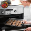 imageNutriChef 2Piece Baking Sheet Non Stick  Premium Carbon Steel Cookie Sheets for Baking  Large and Medium Baking Trays for Oven  BlackGray