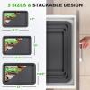 imageNutriChef 3Piece NonStick Cookie Sheets for Baking  Heavy Duty Steel Baking Sheet Pans for Toasters ampamp Oven  Small Medium ampamp Large Size Baking Trays  PFOS PFOA PTFEFree Nonstick CoatingOne Size