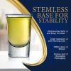 imageNutriChef 4 Pack Clear Shot Glasses  1 Oz Elegant Round Shot glass Set of 4  Stable Base Thermal Shock Resistant  For HotCold Drink Whiskey Vodka Tequila Shots Cordial Espresso4pack