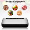 imageNutriChef Automatic Food Vacuum Sealer Machine  Electric Air Sealing Preserver with 5 Reusable Bags LED Controls HighPower Suction for Dry ampamp Moist Foods Stainless Steel HousingSilver