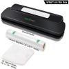 imageNutriChef Automatic Handheld Vacuum Sealer Machine  Simple ampamp Compact Fresh Saver Meal  Vacuum Sealing System with Starter Pack for Food PreservationBlack