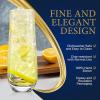 imageNutriChef Champagne Flutes Stemless 94oz  Set of 2 Elegant Clear Crystal Glass Drinkware wNarrow Rim Seamless Bowl LeadFree Dishwasher Safe Sparkling Wine Glassware Perfect for Any Occasion2 pack