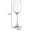 imageNutriChef Crystal Wine Glasses  2 Elegant Tall Red and White Wine Clear Stemmed Glass Drinkware Seamless Bowl 100 LeadFree Dishwasher Safe for Wine Enthusiasts7 Ounces Pack of 2