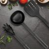 imageNutriChef Kitchen Cooking Utensils Set  Includes Soup Ladle Pasta Fork and Spatula Works with Model NCCWA13