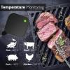 imageNutriChef Smart Bluetooth BBQ Grill Thermometer  Upgraded Stainless Probe Safe to Leave in Oven Outdoor Barbecue or Meat Smoker  Wireless Remote Alert iOS Android Phone WiFi App PWIRBBQ40