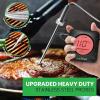 imageNutriChef Smart Bluetooth BBQ Thermometer  Zip Travel Case Upgraded Stainless Probe wLCD Display Wireless Remote Alert Android iPhone Gas Charcoal BBQ Smoker Temperature Monitoring  PWIRBBQ299