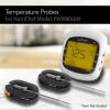 imageNutriChef Upgraded Barbecue Thermometer Temperature Probes  2 Pcs Stainless Steel for NutriChef PWIRBBQ80 Bluetooth Wireless BBQ Digital Thermometer  Works w All Kinds of Meat  NutriChef