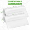 imageNutriChef Vacuum Sealer Bags 8x50 Rolls 2 pack for Food Saver Seal a Meal NutriChef Weston Commercial Grade BPA Free Heavy Duty Great for vac storage Meal Prep or Sous Vide211x50