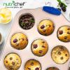 imageNutrichef 12 Cup Muffin Pan Durable and Nonstick Carbon Steel Bake Pan with Silicone Handles Kitchen Essential Cupcake Pan Stain Resistant Easy Clean PFOA PFOS PTFE Free 1622 x 1043Gold