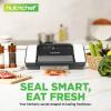 imageNutrichef Automatic Food Vacuum Sealer with Double Sealing Function Electric Air Sealing System for Dry Liquid ampamp Moist Foods Reduces Food Waste Preserve Freshness of Proteins Fruits Vegetables