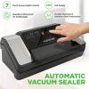 imageNutrichef Automatic Food Vacuum Sealer with Double Sealing Function Electric Air Sealing System for Dry Liquid ampamp Moist Foods Reduces Food Waste Preserve Freshness of Proteins Fruits Vegetables