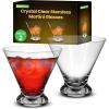 imageNutriChef 2 Martini Glasses 84 Ounce Cocktail Glass for Margarita Manhattan ampamp Cosmopolitan Martini Glass for Home Bar Evening Parties Birthdays Housewarming Gift Crystal Clear2 Glasses