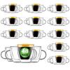 imageNutriChef 52 Oz Espresso Cups Set Of 2 Double Walled Glass Coffee Mugs For Hot And Cold Drinks Insulated Glass Coffee Mugs With Handle48 Pcs