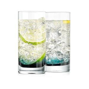 imageNutriChef 125oz Highball Glasses  4pc Tall Glass Set Water Glasses Drinking Glasses Bar Glassware And Cocktail Mixed Drinks Set Dishwasher Safe2 Glasses