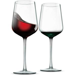 imageNutriChef Stemmed Wine Glasses Set of 2 22oz Crystal Clear Red or White Wine Glass LeadFree ampamp Dishwasher Safe Glasses for Wine Drink Water Restaurants And Housewarming GiftsSet of 2
