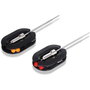 imageNutriChef Upgraded Barbecue Thermometer Temperature Probes  2 Pcs Stainless Steel for NutriChef PWIRBBQ80 Bluetooth Wireless BBQ Digital Thermometer  Works w All Kinds of Meat  NutriChef