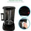 imageNutriChef Countertop Vertical Rotating Oven  Rotisserie Shawarma Machine Kebob Machine Stain ampamp Heat Resistant Door ampamp Energy Efficient Includes Kebob Rack with 7 Skewers PKRTVG34