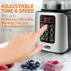 imageNutriChef Digital Electric Kitchen Countertop Blender  Professional 17 Liter Capacity Home Food Processor Compact Blender for Shakes and Smoothies w Pulse Blend Timer Adjustable Speed  NCBL1700