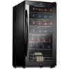 imageNutriChef PKCWC340 Wine Fridge 34 Bottle Single Zone Beverage Chiller 935L Capacity 33x19x17 IN BlackBlack