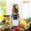 imageNutriChef Personal Electric Single Serve BlenderSmall Professional Kitchen Countertop Mini Blender for Shakes and Smoothies wPulse Blend Convenient Lid Cover Portable 20 ampamp 24 Oz Cups NCBL10005Assorted
