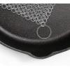 imageNutriChef Stainless Steel Cast Iron Cleaner  394quotx394quot Rustproof Dishwasher Safe Chainmail Metal Scraper Cleaning Tool for Preseasoned Pans Pot Dutch Oven Skillet Wok Waffle Iron  NutriChef NCCISSC84