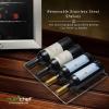 imageNutrichef 18 Bottle Slim Wine Fridge  Red ampamp White Wine Chiller  Adjustable Temperature Control 41F to 64F  Ultra Quiet Operation  Mini Wine Cooler for Home ampamp Office 30x13x17 INGray