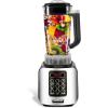 imageNutriChef Digital Electric Kitchen Countertop Blender  Professional 17 Liter Capacity Home Food Processor Compact Blender for Shakes and Smoothies w Pulse Blend Timer Adjustable Speed  NCBL1700