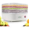 imageNutriChef Electric Countertop Food Dehydrator MachineProfessional MultiTier Food PreserverMeat or Beef Jerky MakerFruitVegetable Dryer w5 Stackable TraysHighHeat CirculationAZPKFD06