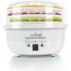 imageNutriChef Food Dehydrator Machine and Professional Electric Steamer Cooker Meat Preserver Beef Jerky Maker Fruit Dryer Steams Rice and Vegetables with Stackable Trays in White  PKFDSRC10WTWhite  Steam