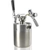 imageNutriChef Pressurized Growler Tap System  Stainless Steel Mini Keg Dispenser Portable Kegerator Kit  Co2 Pressure Regulator Keeps Carbonation for Craft Beer Draft and Homebrew  64oz