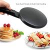 imagenutrichef Electric Griddle Hot Plate Cooktop  800W 8quot Pan Style Crepe Maker Hot Plate wONOff Switch Nonstick Coating Automatic Temperature Control Plugin Operation for Kitchen and Countertop