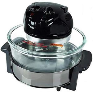 imageNutriChef Convection Countertop Toaster Oven  Healthy Kitchen Air Fryer Roaster Oven Bake Grill Steam Broil Roast ampamp AirFry  Includes Glass Bowl Broil Rack and Toasting Rack 120V  AZPKCOV45