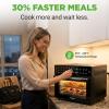 imageNutriChef 32 Quart Air Fryer amp Oven  Digital Airfryer with 20 Presets Dual Cook Rotisserie Bake amp More  MultiFunction Convection Countertop Oven  Large Capacity  18 x 17 x 14  Black