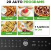 imageNutriChef 32 Quart Air Fryer amp Oven  Digital Airfryer with 20 Presets Dual Cook Rotisserie Bake amp More  MultiFunction Convection Countertop Oven  Large Capacity  18 x 17 x 14  Black