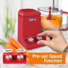 imageNutriChef Food Processor 2 Liter Capacity  Multipurpose amp Ultra Quiet Motor  Includes 6 Attachment Blades amp Silicone Feet to Prevent Slippage  12 Cup Capacity  PreSet Speed For Easy Use  RedRed