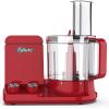 imageNutriChef Food Processor 2 Liter Capacity  Multipurpose amp Ultra Quiet Motor  Includes 6 Attachment Blades amp Silicone Feet to Prevent Slippage  12 Cup Capacity  PreSet Speed For Easy Use  RedRed