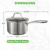 imageStainless Steel Cookware Stockpot 30 Quart Heavy Duty Induction Soup Pot With Stainless Steel Lid And Strong Riveted Handles Even Heat Distribution Compatible With Most CooktopsStainless Steel