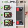 imageNutriChef 3Piece Cookie Sheets for Baking NonStick Baking Pans Set with Silicone Handles Stackable Oven Trays in Small Medium amp Large Sizes for Professional and Everyday Use 2026 Edition6 Pack sorted sizes