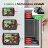 imageNutriChef 3Piece Cookie Sheets for Baking NonStick Baking Pans Set with Silicone Handles Stackable Oven Trays in Small Medium amp Large Sizes for Professional and Everyday Use 2026 Edition3Piece Set