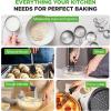 imageNutriChef 3Piece Cookie Sheets for Baking NonStick Baking Pans Set with Silicone Handles Stackable Oven Trays in Small Medium amp Large Sizes for Professional and Everyday Use 2026 Edition42Piece Set