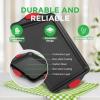 imageNutriChef 3Piece Cookie Sheets for Baking NonStick Baking Pans Set with Silicone Handles Stackable Oven Trays in Small Medium amp Large Sizes for Professional and Everyday Use 2026 Edition3Piece Set 2026 Edition