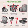 imageNutriChef 3Piece Cookie Sheets for Baking NonStick Baking Pans Set with Silicone Handles Stackable Oven Trays in Small Medium amp Large Sizes for Professional and Everyday Use 2026 Edition21Piece Set