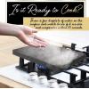 imageNutrichef Cooking Stone Grill Set  Hot Lava Rock Sizzling Plate for Steak BBQ amp Meat Grilling with Stainless Steel Knives Cooks and Retains Heat amp Flavor Heated Tray for Serving FoodStandard