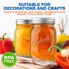 imageNutriChef 16 Pack Mason Jars 16 oz with Lids Wide Mouth Airtight Seal Freeze Safe Durable Glass Silver Screw Lids for Meal Prep Jam Honey and Wedding Gifts Leakproof amp Dishwasher Safe Glass Jars16 Pack