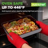 image:imageNutriChef 8Piece Nonstick Stackable Bakeware Set  Non Toxic Carbon Steel Baking Trays WCookies Sheet Muffin Loaf Cake Round amp Square Pan  Easy To clean amp Easy to Release Oven Safe  GrayGray