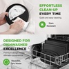 image:imageNutriChef 8Piece Nonstick Stackable Bakeware Set  Non Toxic Carbon Steel Baking Trays WCookies Sheet Muffin Loaf Cake Round amp Square Pan  Easy To clean amp Easy to Release Oven Safe  GrayGray